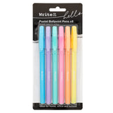 Pastel Ballpoint Pens 6 Pack