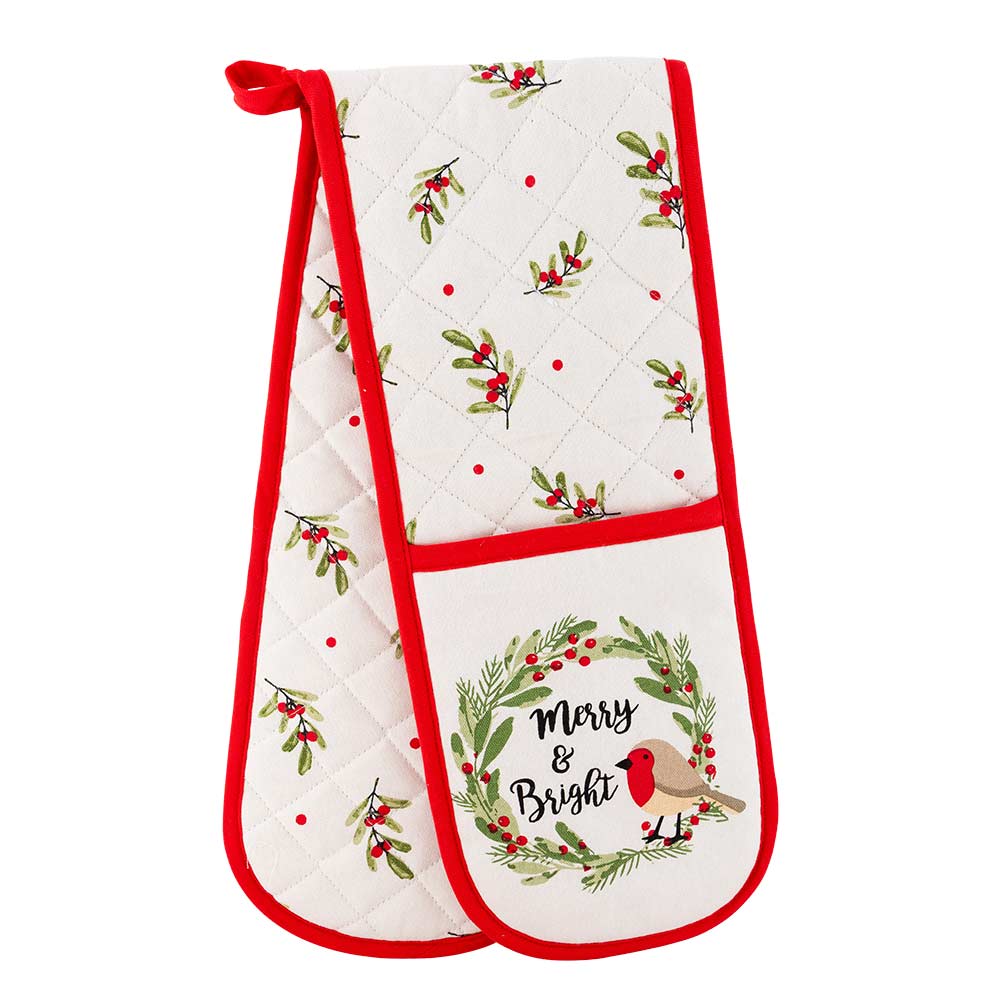 Christmas Double Sided Oven Glove