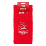 Christmas Themed 100% Cotton Guest Towel  40cm x 60cm