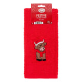Christmas Themed 100% Cotton Guest Towel  40cm x 60cm
