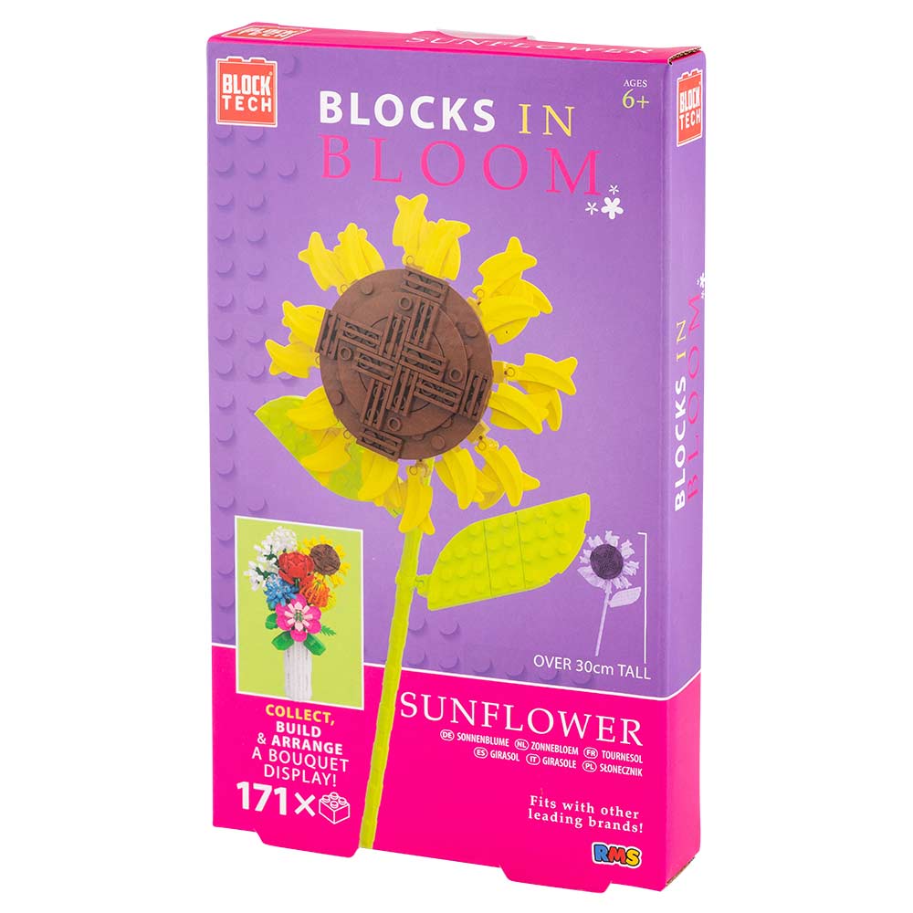 Blocks in Bloom Building Blocks Sunflower