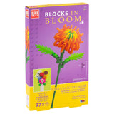Box of 'Blocks in Bloom' Chrysanthemum building set by Block Tech on a white background