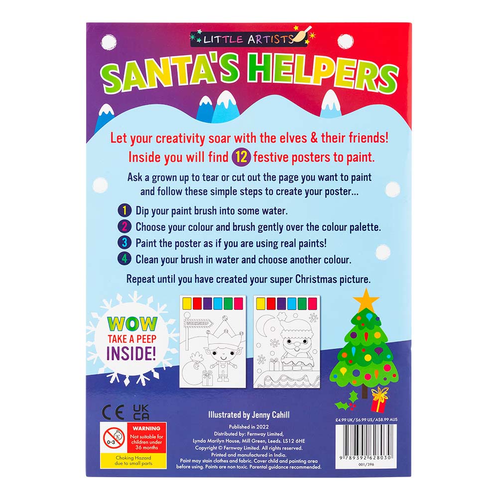 Santa's Helpers Magic Water Colouring Book