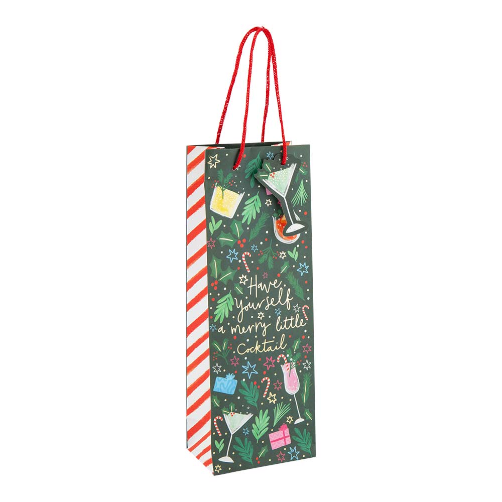 Christmas Wishes Bottle Gift Bag