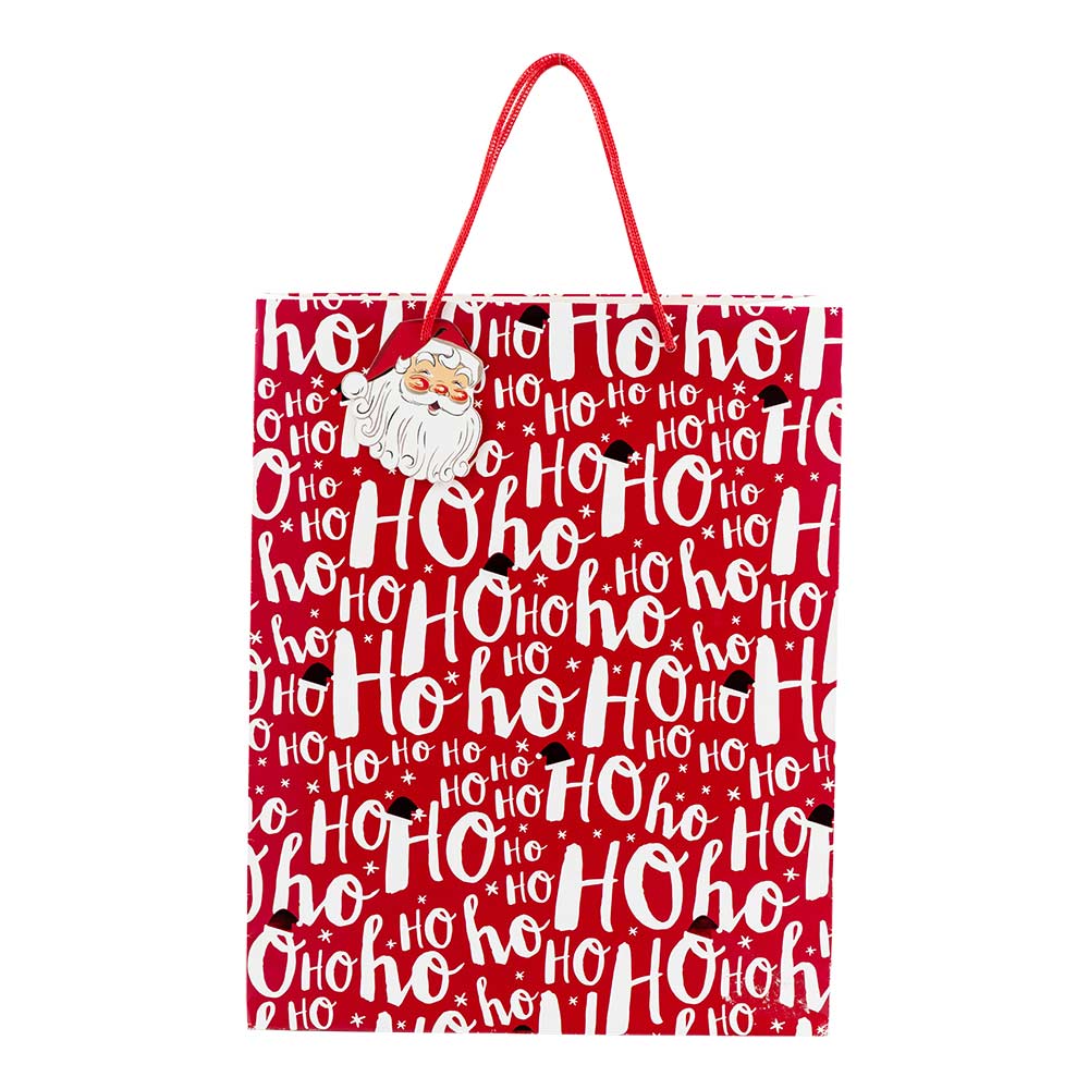Ho Ho Ho Christmas Gift Bag Large