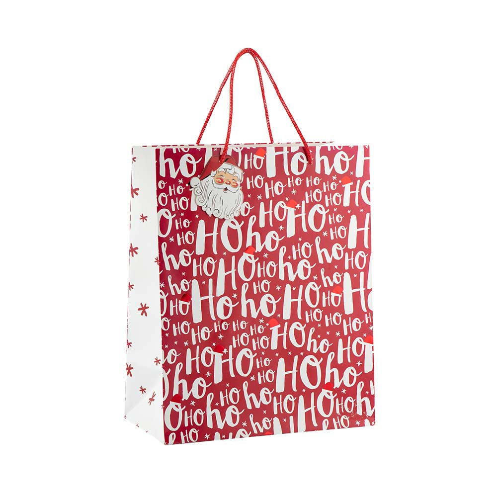 Ho Ho Ho Christmas Gift Bag Large