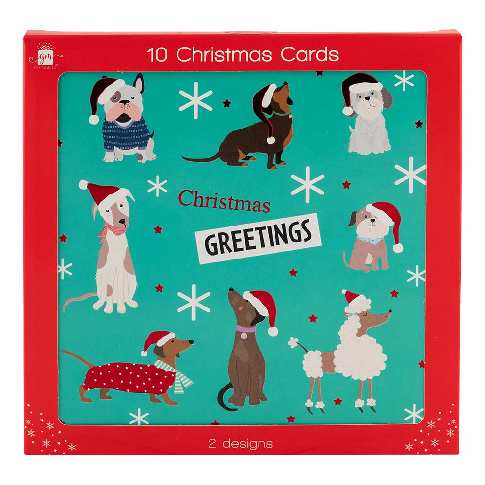 Dachshund Christmas Cards 10 Pack