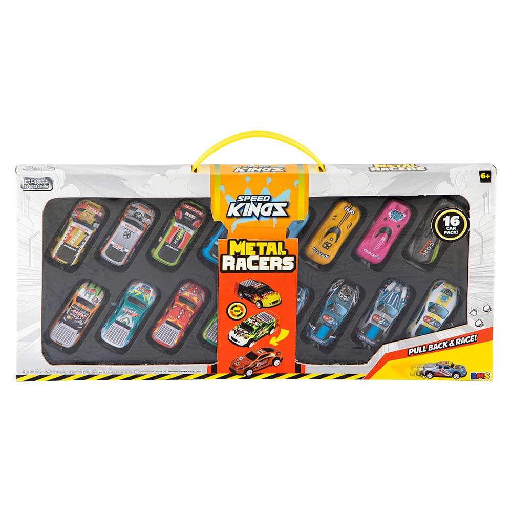 Speed Kingz Metal Race Cars 16 Pack