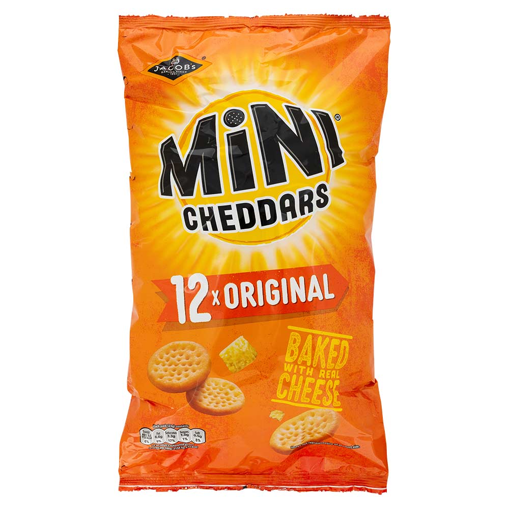 Jacob's Mini Cheddars Original 12 x 23g