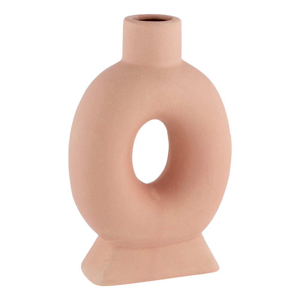 Hestia Dusty Pink Oval Vase