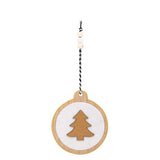 Wooden Hanging Traditional Tree Decoration