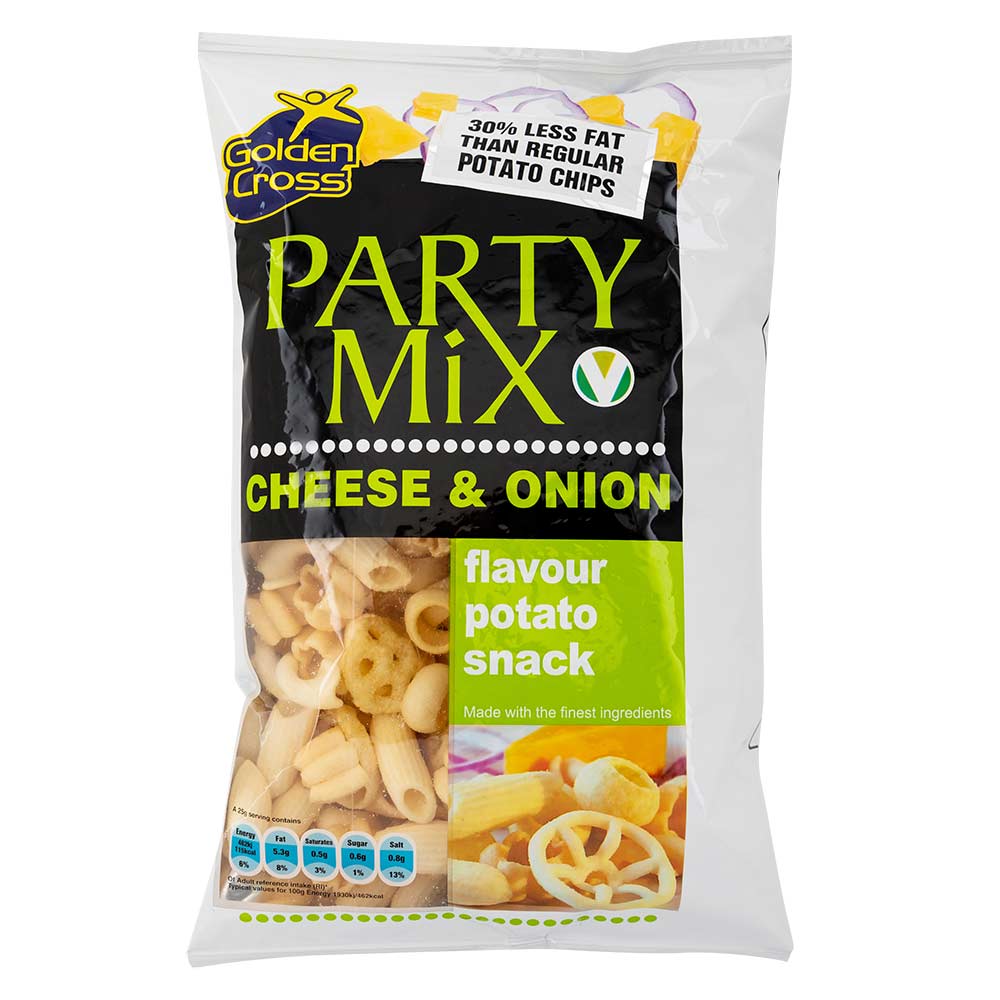 GC Party Mix Cheese & Onion 125g