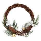 LED Pine Needle Christmas Wreath