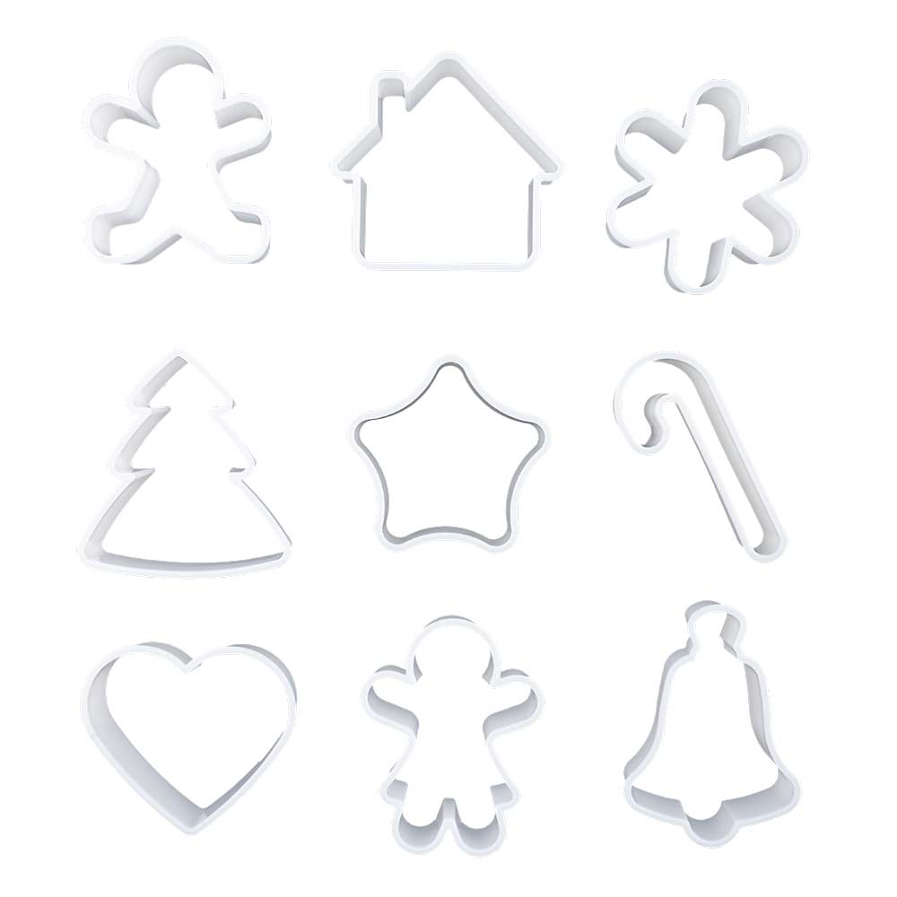Christmas Cookie Cutters 9 Pack