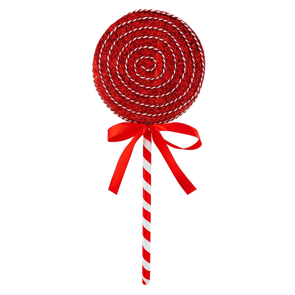 Candy Cane Lollipop Ornament