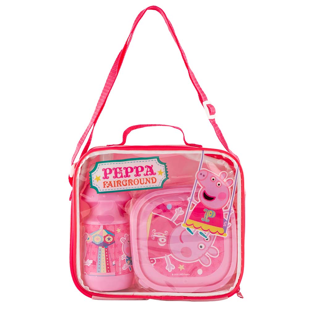 Peppa Pig 3pc Lunchbox Set