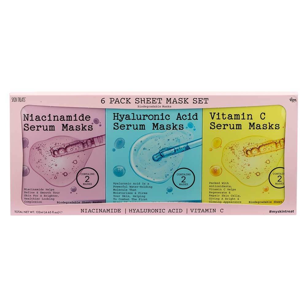 Skin Treats Sheet Mask Set 6 Pack