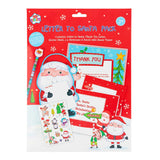 Letter to Santa Pack With Stickers, Envelopes and Pencil with Eraser