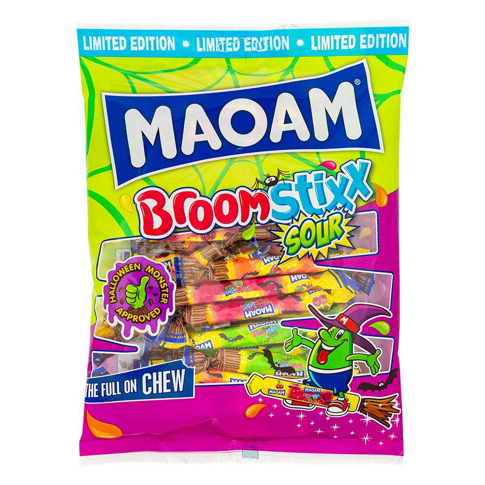 Maoam Broomstixx Sour Sweets 350g
