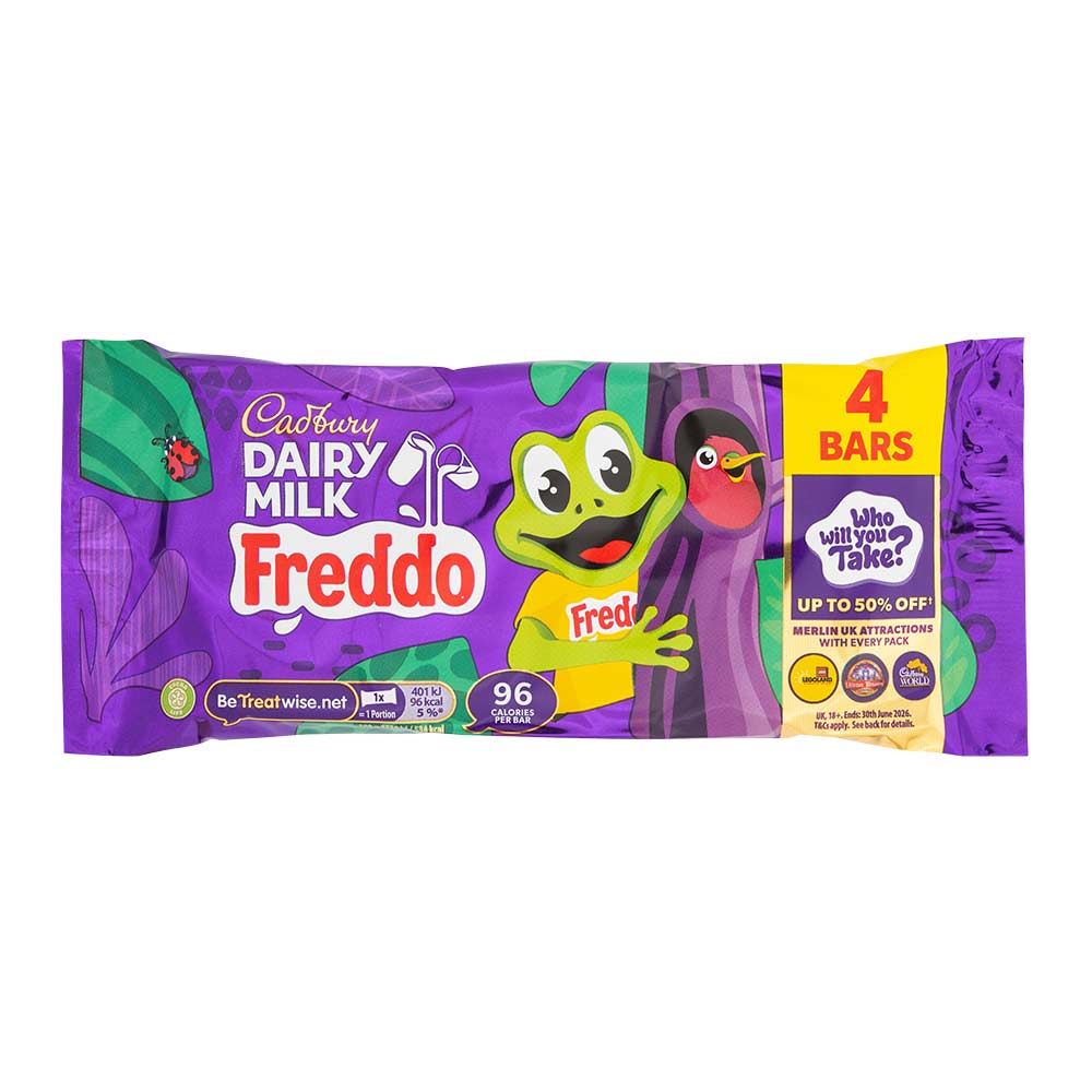 Cadbury Dairy Milk Freddo Chocolate Bar 18g x 4 Pack