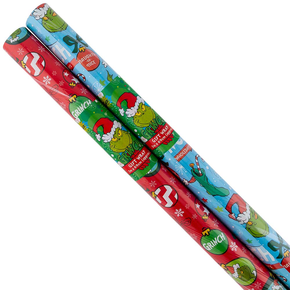 Grinch Gift Wrap 3 Metres