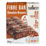 Sun Best Chocolate Brownie Fibre Bars 4 x 24g