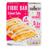 Sun Best School Cake Fibre Bars 4 x 24g