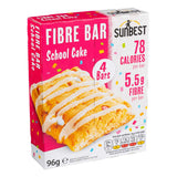 Sun Best School Cake Fibre Bars 4 x 24g