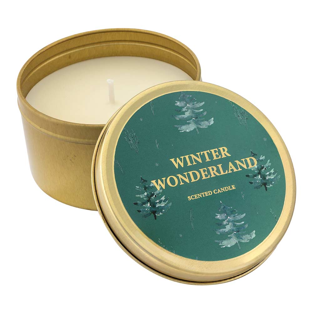 Winter Wonderland Scented Candle with Lid 120g