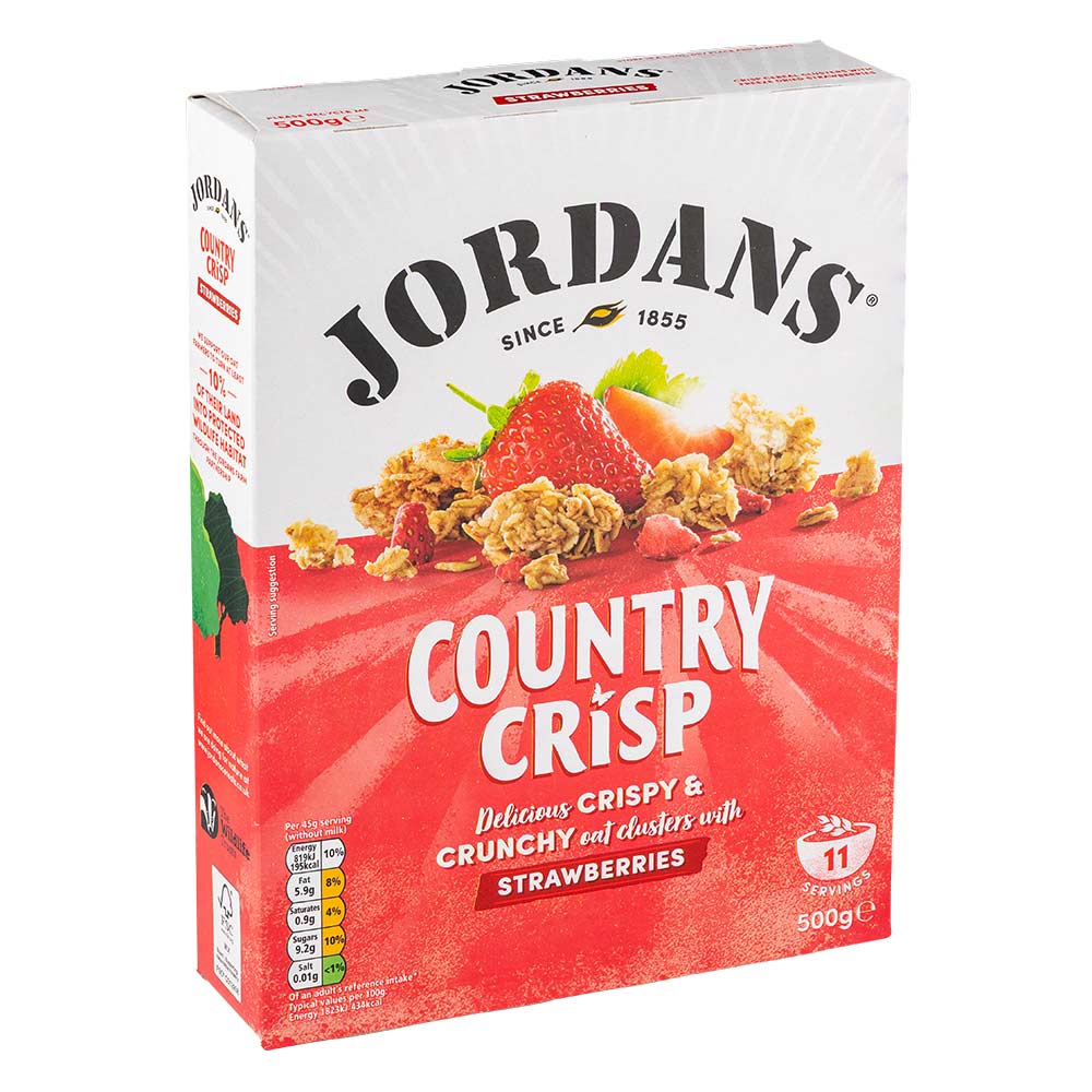Jordans Country Crisp Strawberries Cereal 500g