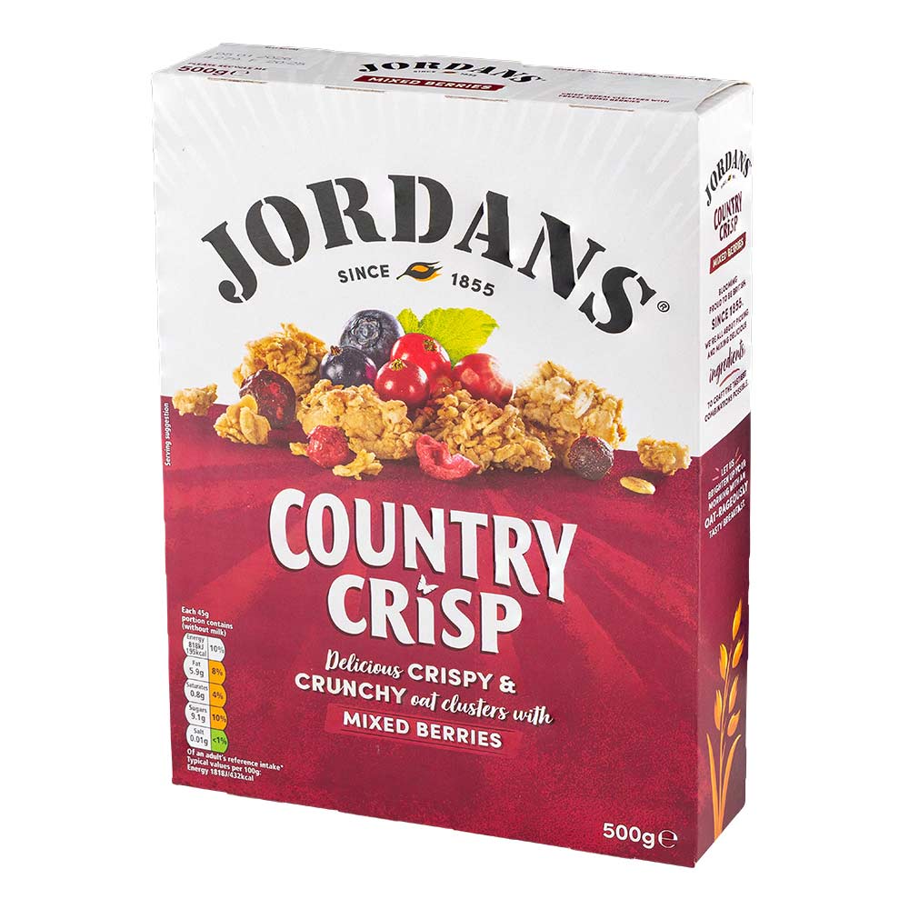 Jordans Country Crisp Mixed Berries Cereal 500g
