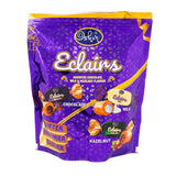 Oshon Eclairs Assorted Chocolate, Milk & Hazelnut Flavour Sweets 600g