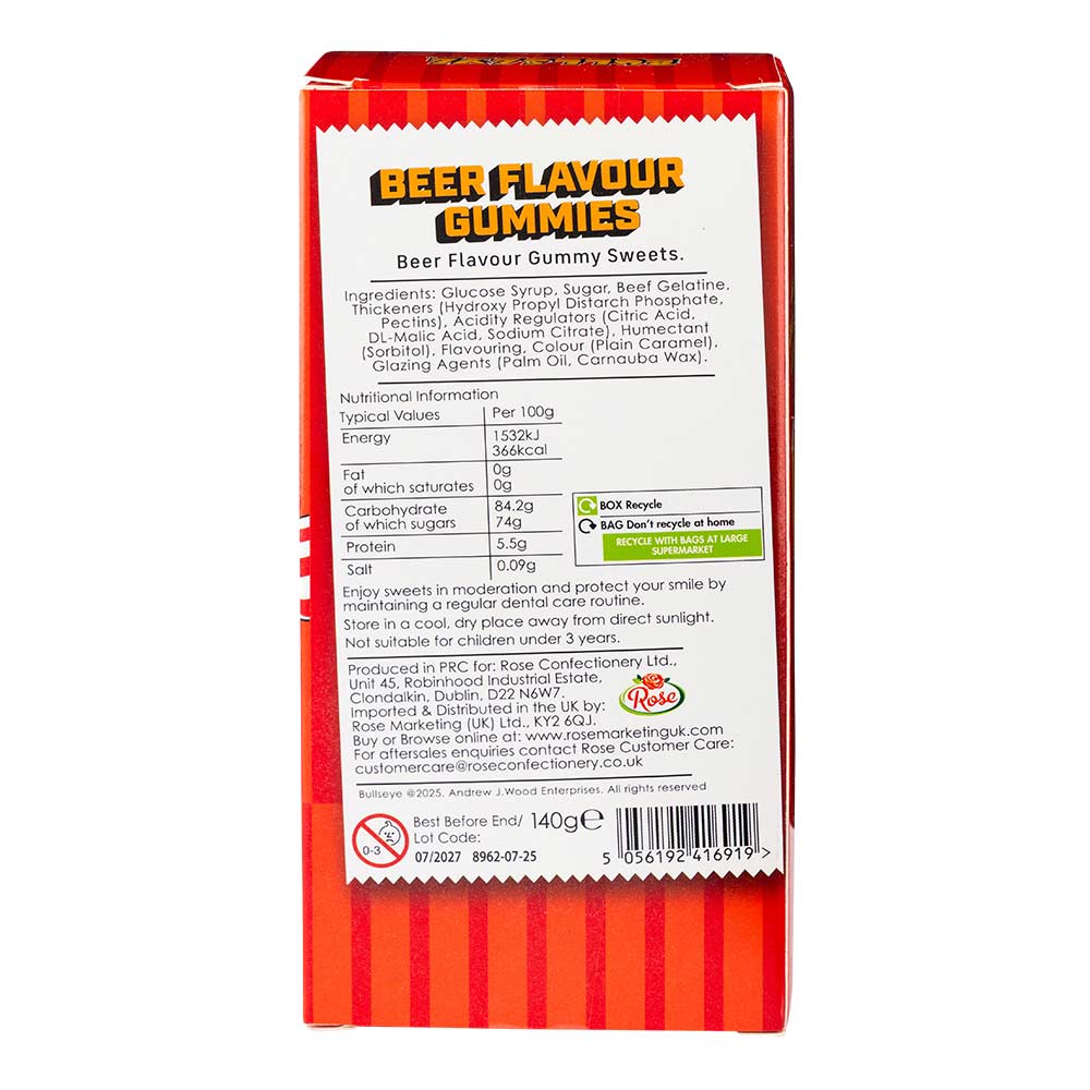 Bully's Beer Flavour Gummies 140g