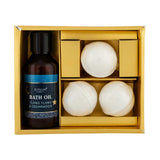 Elysium Spa Moonlight Restore Bath Oil & 3 Bath Bombs Gift Set
