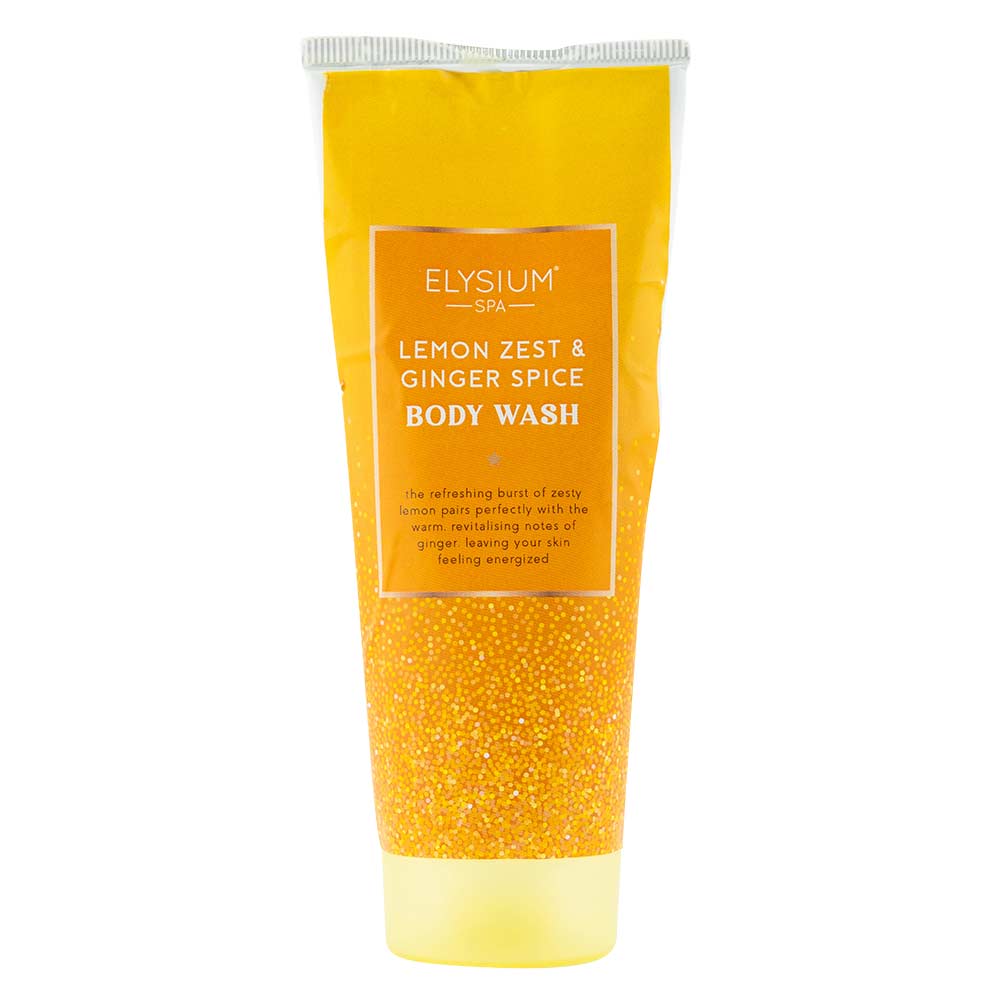 Elysium Spa Citrus Joy Body Wash, Bath Oil & Bath Bomb Gift Set