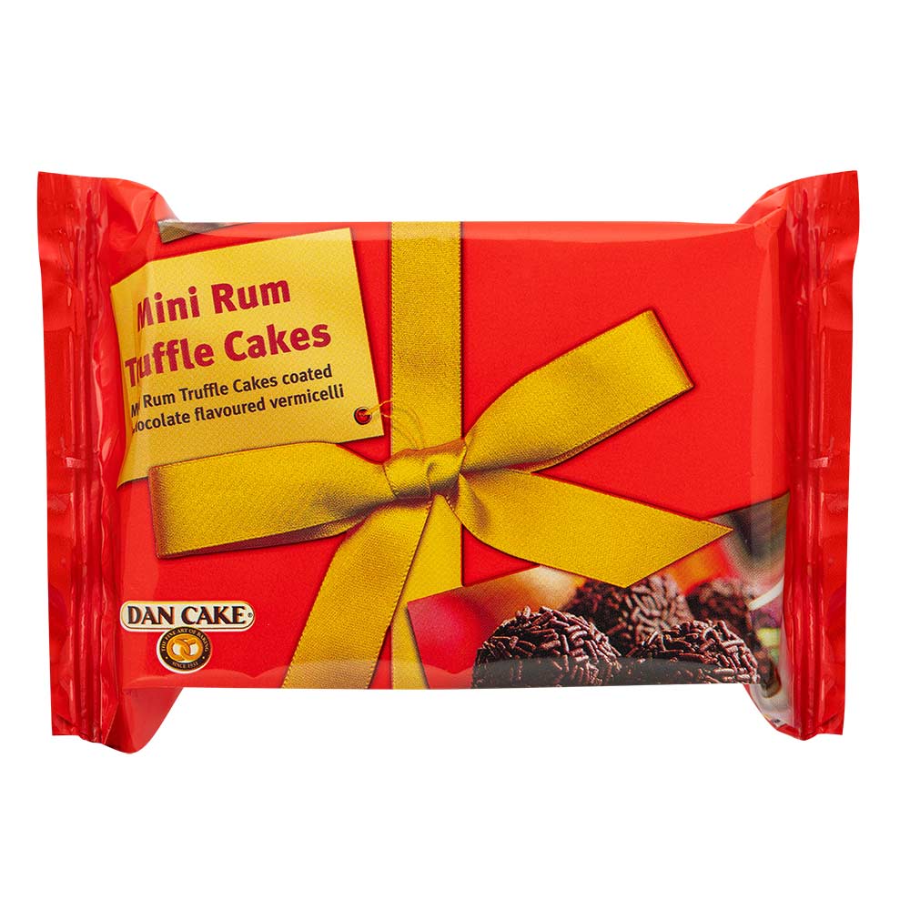 Mini Rum Chocolate Flavoured Truffle Cakes 140g