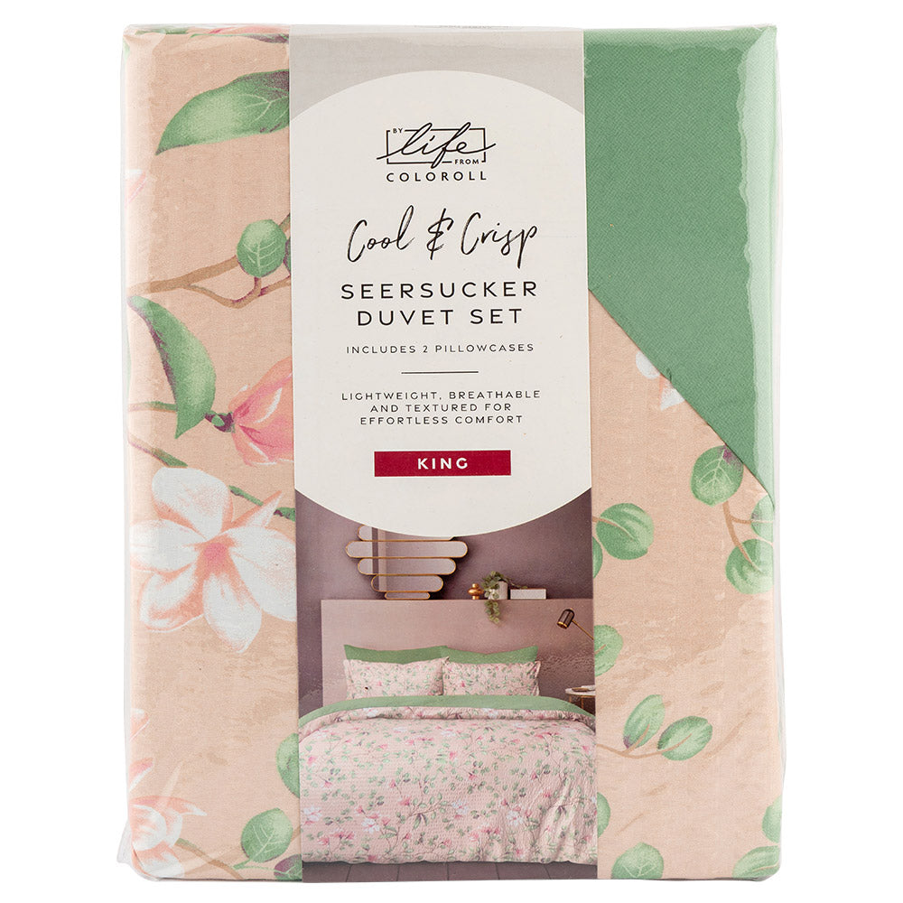 Seersucker Duvet Set King