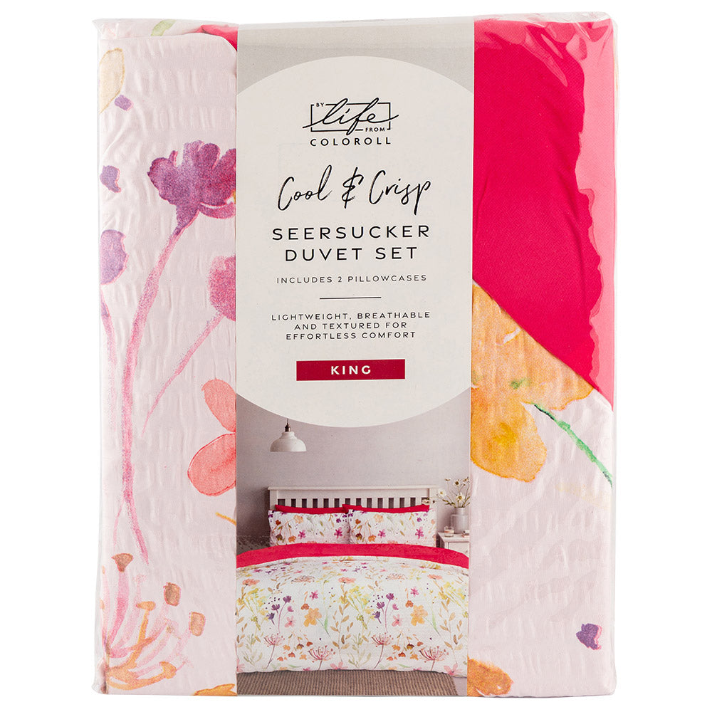 Seersucker Duvet Set King