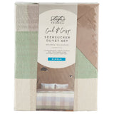 Seersucker Duvet Set Single