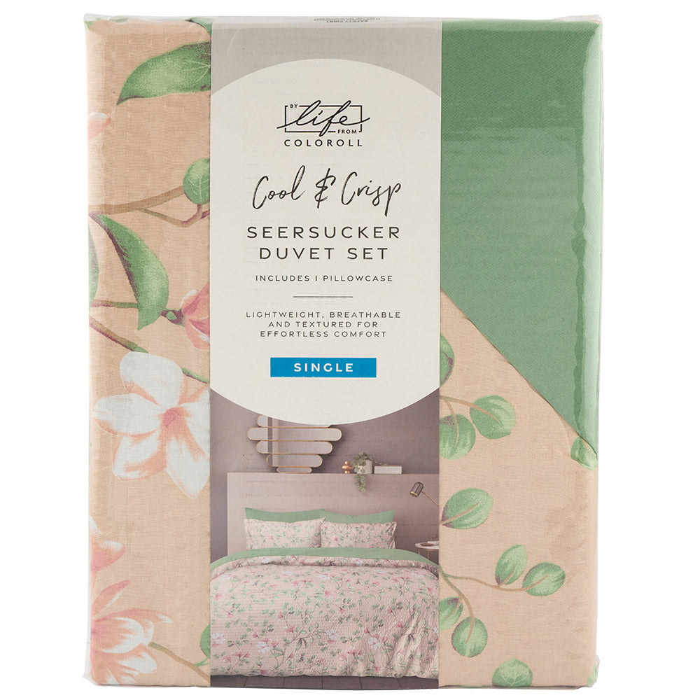 Seersucker Duvet Set Single