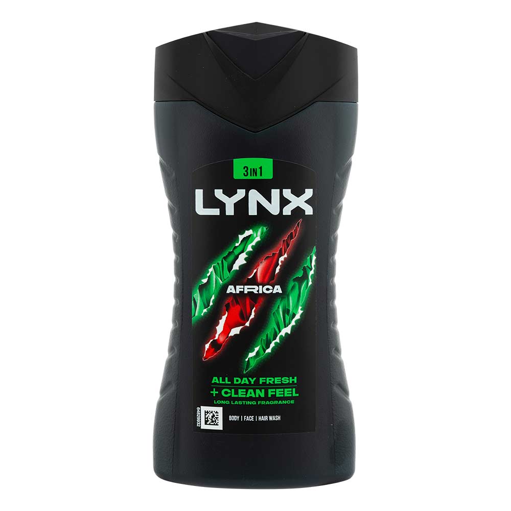 Lynx Africa Bodywash, Bodyspray & Antiperspirant Gift Set