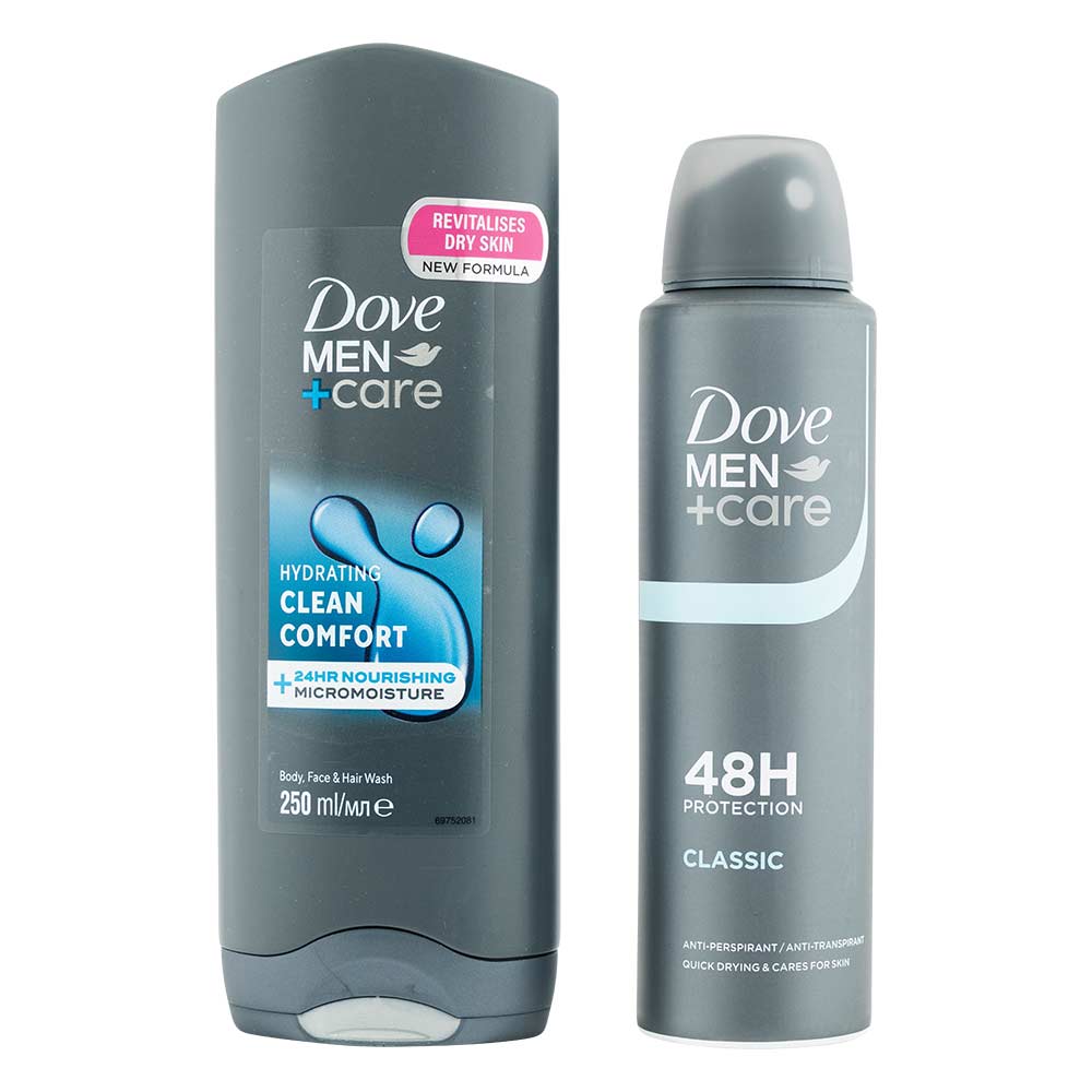 Dove Men+Care Restore Body Wash & Anti-Perspirant Gift Set