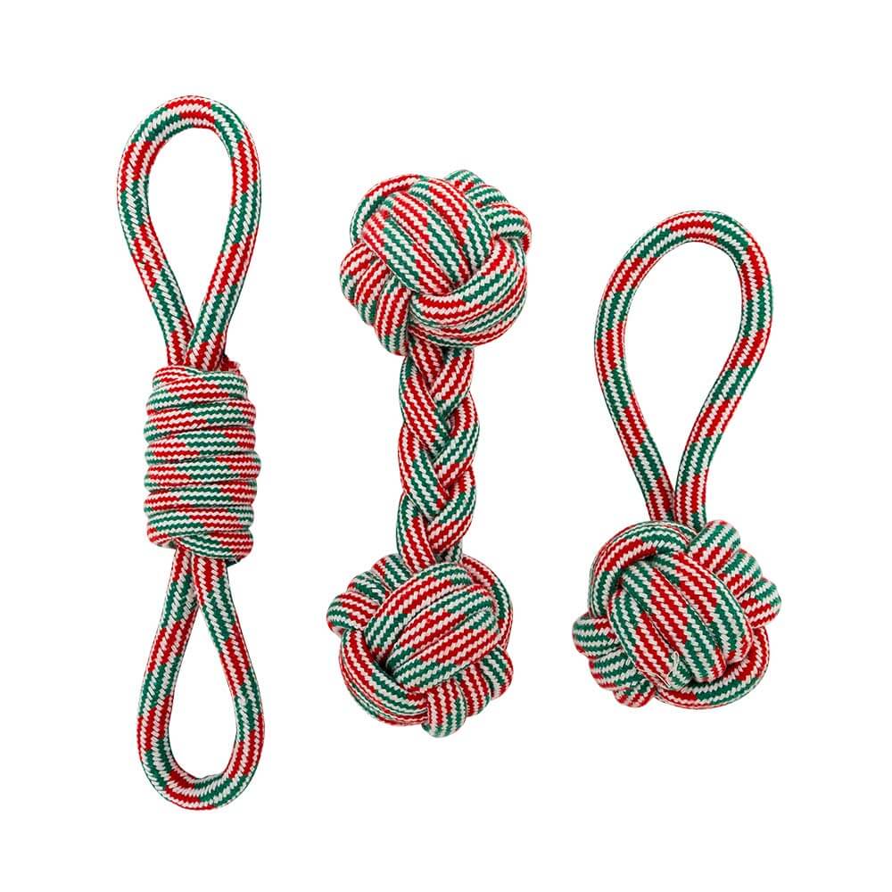 Christmas Rope Dog Pull Toy