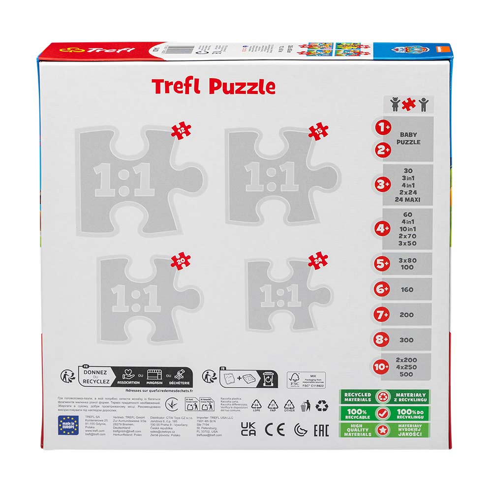 Trefl Paw Patrol 4 in 1 Jigsaw Puzzle