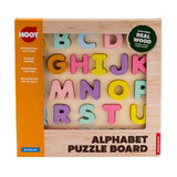 Hoot Wooden Alphabet Puzzle Board 26 Piece Set