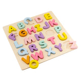 Hoot Wooden Alphabet Puzzle Board 26 Piece Set