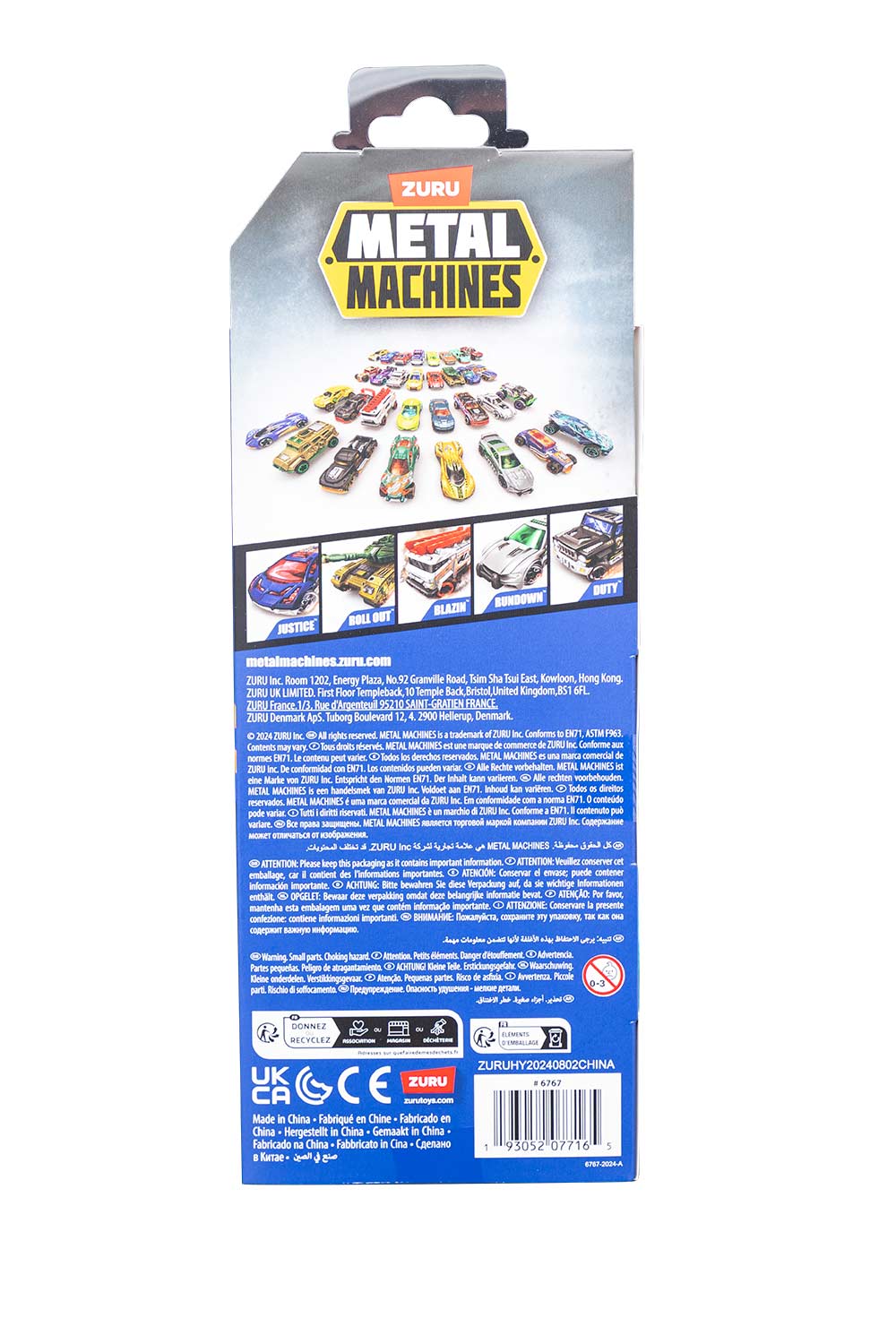 Zuru Metal Machines City Force Cars 5 Pack