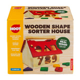 Hoot Wooden Shape Sorter House