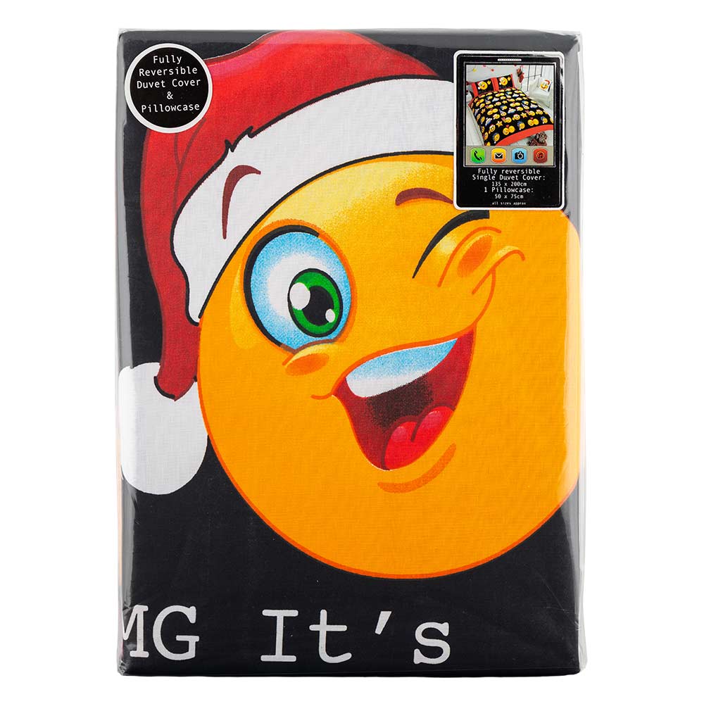 Kids Christmas Duvet Set Single including Pillowcase