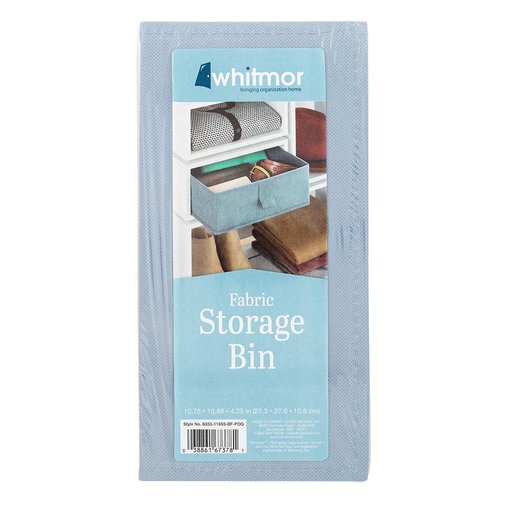 Fabric Storage Bin Blue